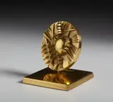 Disco per B.S.I by Arnaldo Pomodoro, sculpture, sold Apr 2023