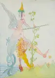 Senza titolo by Luigi Ontani, sold Feb 2023