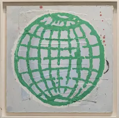 Donald Baechler, A summer globe