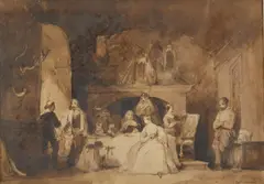 George Cattermole, Scena d'interno