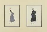 Romain de Tirtoff Erte, Coppia di bozzetti di moda
