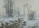 Arturo Verni, Paesaggio invernale
