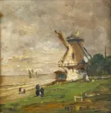 Lorenzo Delleani, Mulino sul mare
