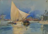 Achille Beltrame, Porto di Trieste