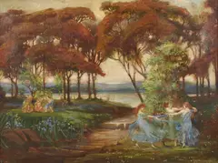 Charles Sims, Attribuito a. Il giardino delle Esperidi