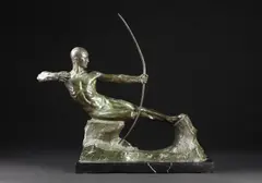 Victor Demanet, L'arciere, sculpture