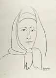 Femme espagnole by Pablo Picasso, print (other), sold Oct 2022