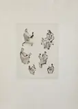 Henry Moore, Dalla cartella Le madri: Sei studi di madre e figlio, print (other)