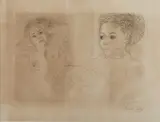 Raoul Dufy, Deux femmes, print (other)