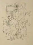 George Grosz, Straßenecke