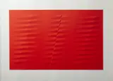 Rosso by Agostino Bonalumi, print (other), sold Oct 2022