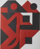 Enrico Castellani, Rosso e nero