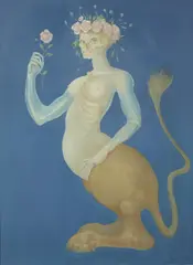 Léonor Fini, La Beauté - Le Sphinx à la Rose, print (other)