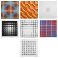Grav, Grav, Groupe de recherche d'art visuel 1960-1968. (6 fogli), print (other)