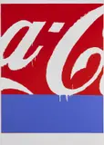 Coca-Cola by Mario Schifano, 1988, screenprint a colori on paper, sold Oct 2022