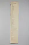 Joseph Beuys, Food for Thought, 1977, Offset mit Stempel und Fettfleck auf chamoisfarbenem Maschinenbütten
