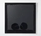 Concetto spaziale - Teatrino (nero) by Lucio Fontana, print (other), sold Dec 2022