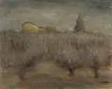 Ottone Rosai, Paesaggio, 1942, oil on canvas
