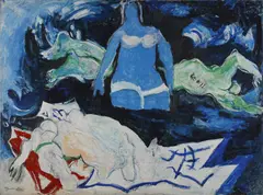 Eduard Pignon, Le bleu de la mer (La Coudoulière)