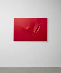 Rosso by Agostino Bonalumi, sold Dec 2022