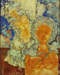 Sakti Burman, Femmine in giardino