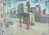 Cesare Andreoni, Città all'alba. Periferia