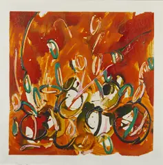 Mario Schifano, Senza titolo, 1990, enamel and acrylic on canvas