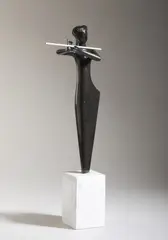 Gianfranco Giorni, Flautista, sculpture