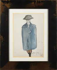 Félix Labisse, Homme à la cape bleu