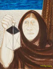 Giuseppe Migneco, Donna con lanterna