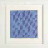 Dadamaino, Progetto per serigrafia (Inversione cromatica)