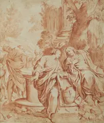 Annibale Carracci, Da un modello di. Cristo e la Samaritana al pozzo