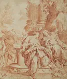 Annibale Carracci, Da un modello di. Cristo e la Samaritana al pozzo