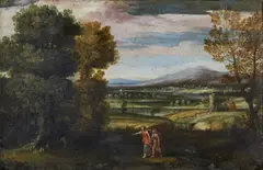 Peter Van Bloemen Detto Lo Stendardo, Tobiolo e l'angelo