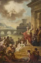 Nicolas-André Monsiau, Attribuito a. Predica di San Pietro