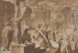 Master of Liechtenstein, La regina di Saba davanti a Salomone