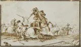 Francesco Simonini, Schermaglia di cavalleria