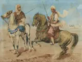 Giuseppe Gabani, Due cavalieri arabi