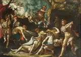 Joseph Heintz Il Vecchio, Attribuito a. Diana e Atteone