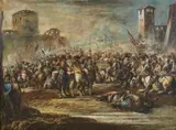 Francesco Simonini, Scena di battaglia