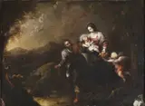 Fuga in Egitto by Juan de Sevilla Romero, sold Dec 2022
