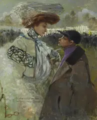 Gustave Mossa, Dama elegante e fantino