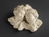 Coppia di cherubini in marmo scolpito by Scultore Italiano Del Xvii Secolo, sculpture, sold Dec 2022