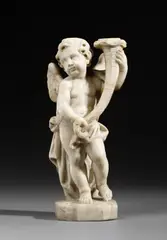 Giuseppe Mazzuoli, Bottega di. Angelo con cornucopia, sculpture