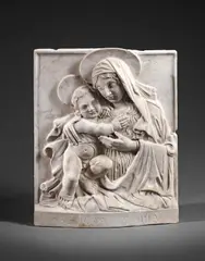 Alceo Dossena, Madonna con Bambino, sculpture