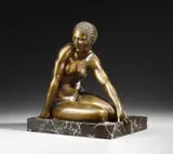 Maurice Guiraud-Rivière, Nudo femminile, sculpture