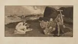Max Klinger, Adamo, Eva, la Morte e il Diavolo, print (other)