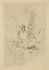 Félicien Rops, Non hic Piscis omnium, print (other)