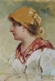 Fausto Zonaro, Ritratto di popolana