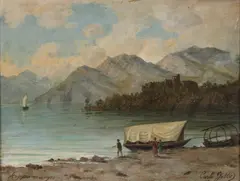 Carlo Jotti, Paesaggio lacustre